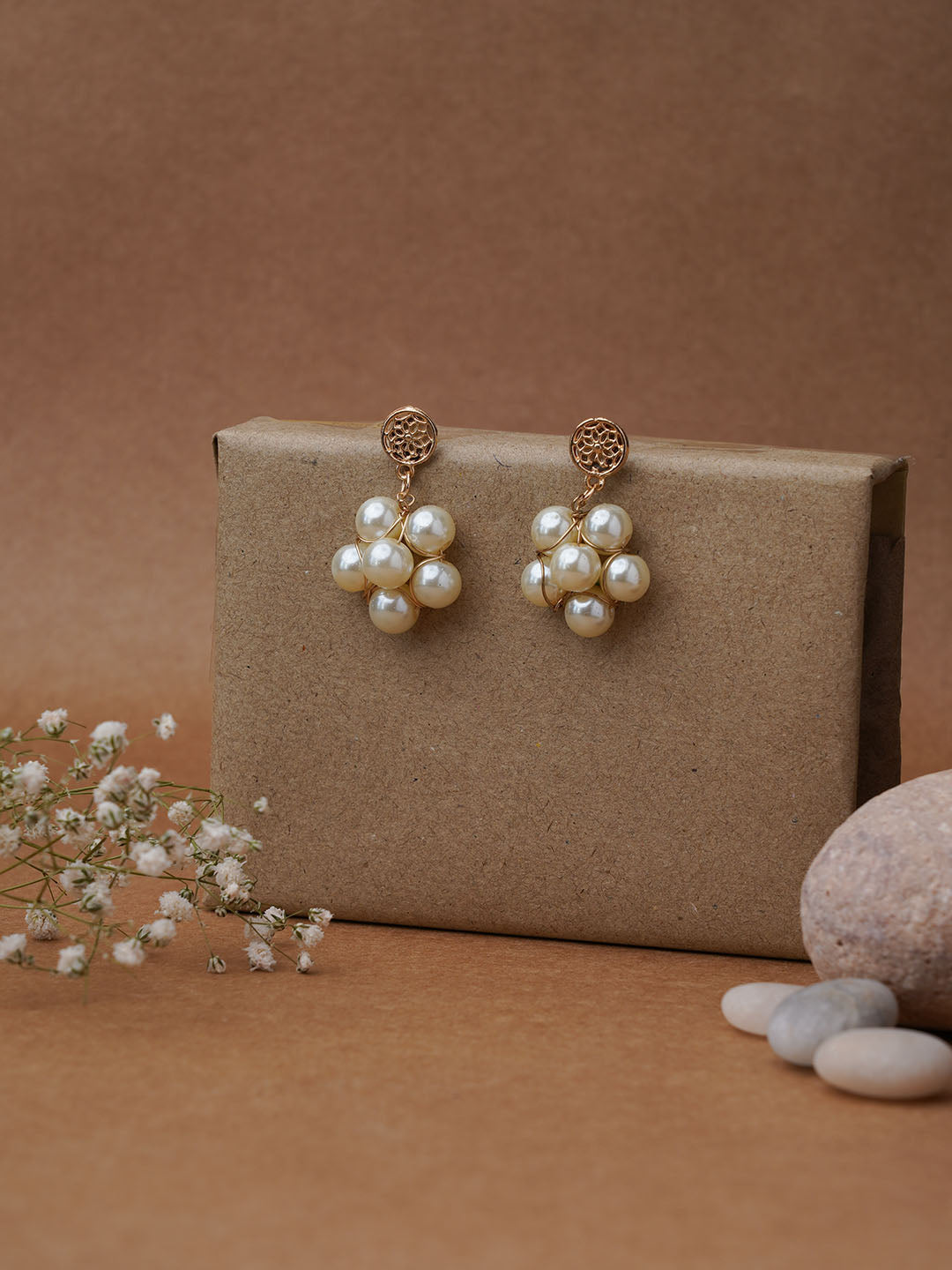 Floral Pearl Earring