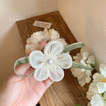 Princess Floral Hairtie (handmade)