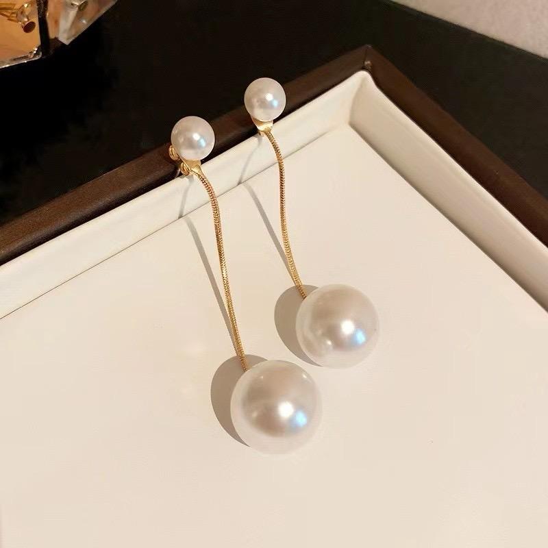Pearl Tassel Drop Classy Earrings