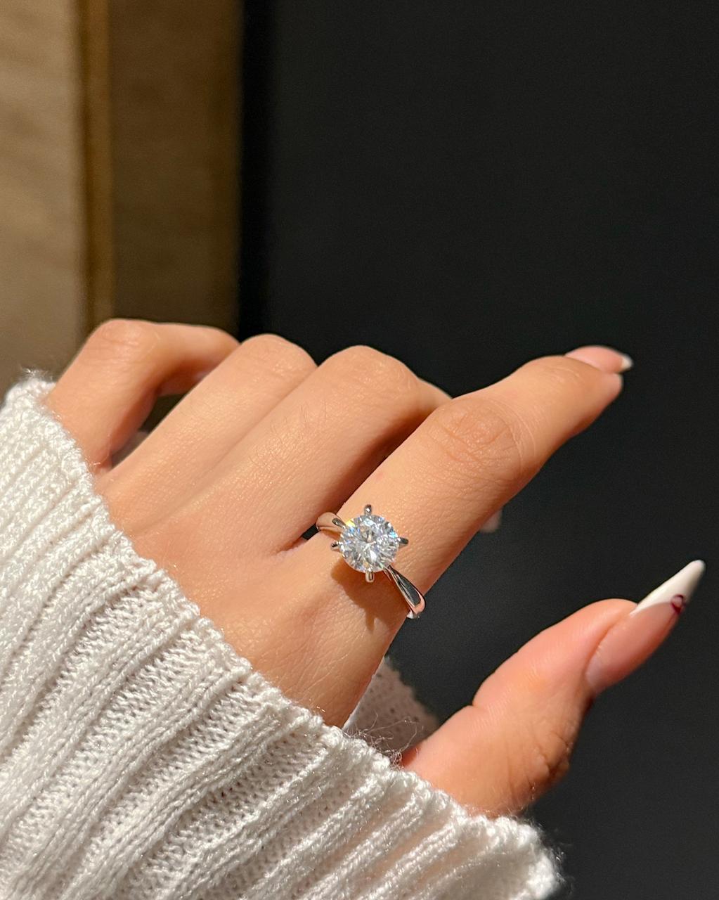 Marie Lucy Solitaire Ring